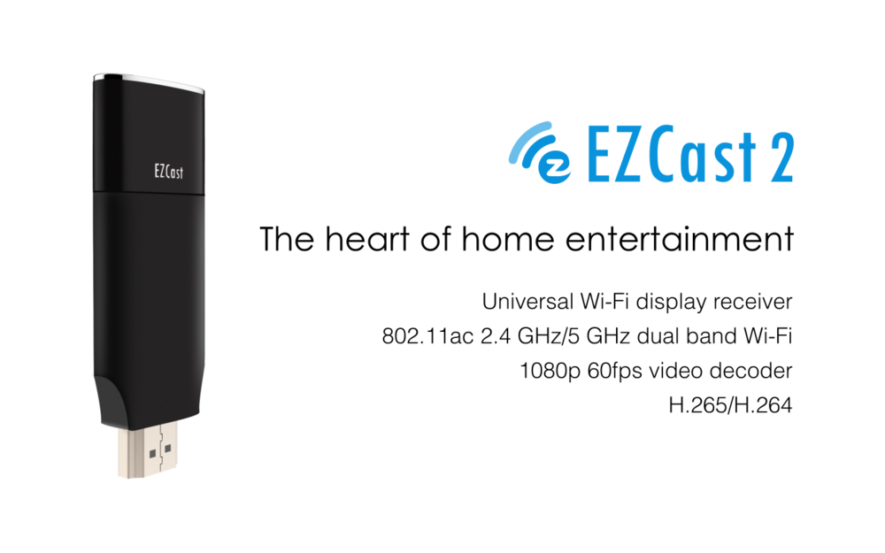The latest EZCast 2 Wi-Fi display dongle.